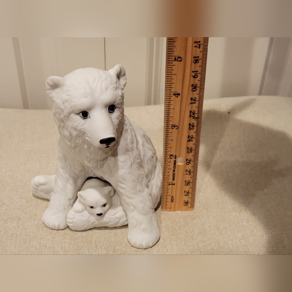 Vintage Aldon 1974 Polar Bear and Cub - Picture 5 of 5